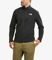 Blusa The North Face Fleece Glacier 1/4 Zip Masc - Preto