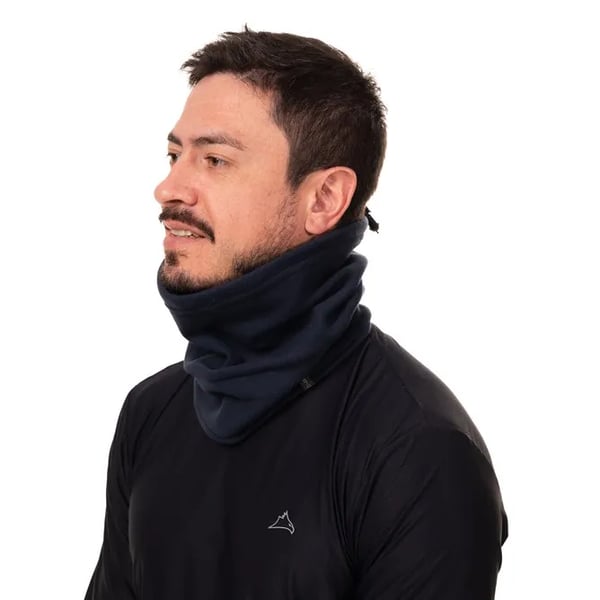 Gorro Gola Conquista Neblina Fleece - Azul Marinho