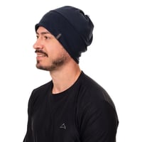 Gorro Gola Conquista Neblina Fleece - Azul Marinho