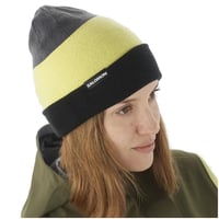 Gorro Salomon Flatspin Dupla Face Unissex - Preto/Amarelo/Cinza