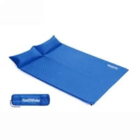 Isolante Auto Inflável Naturehike Mat com Travesseiro Casal - Azul