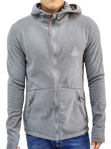Jaqueta Alpen Fleece Thermo Zip Masc - Cinza Escuro GG