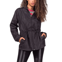 Jaqueta Corta Vento Umbro Diamond Beach Fem - Preto