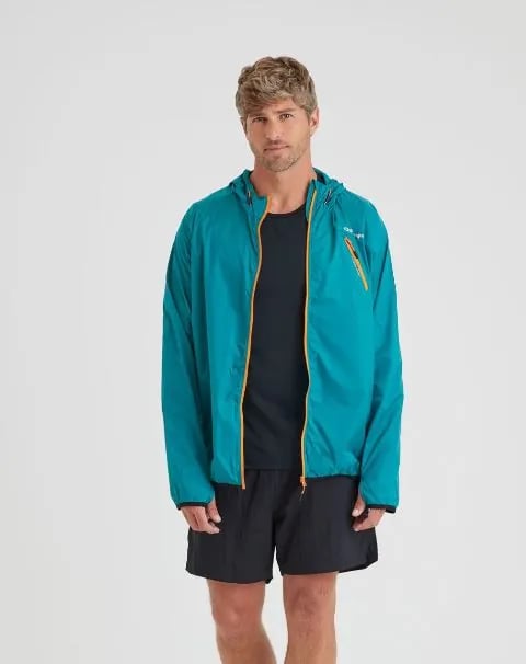 Jaqueta Galapagos Corta Vento Nazca Masc GG - Verde Esmeralda