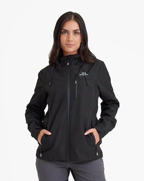 Jaqueta Galapagos Darwin 2.0 Fem - Preto (Impermeável)