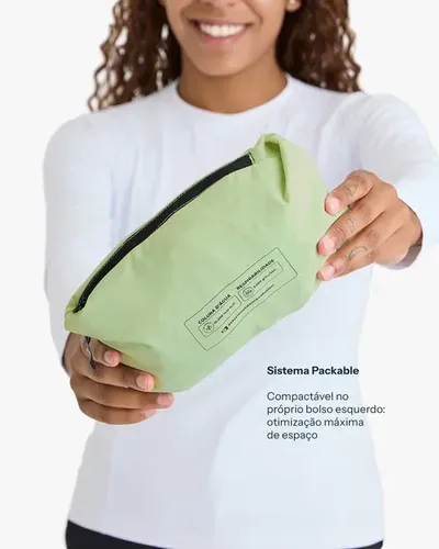 Jaqueta Galapagos Darwin Evolution 2.0 Fem - Lavanda e Verde (Impermeável)