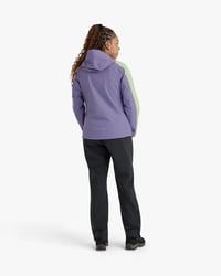 Jaqueta Galapagos Darwin Evolution 2.0 Fem - Lavanda e Verde (Impermeável)