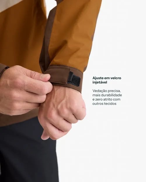 Jaqueta Galapagos Darwin Evolution 2.0 Masc - Caqui e Ocre (Impermeável)