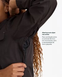 Jaqueta Galapagos Darwin Heat Fem - Preto (Impermeável)