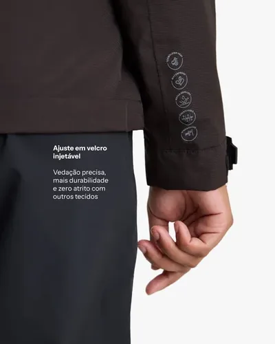 Jaqueta Galapagos Darwin Heat Fem - Preto (Impermeável)