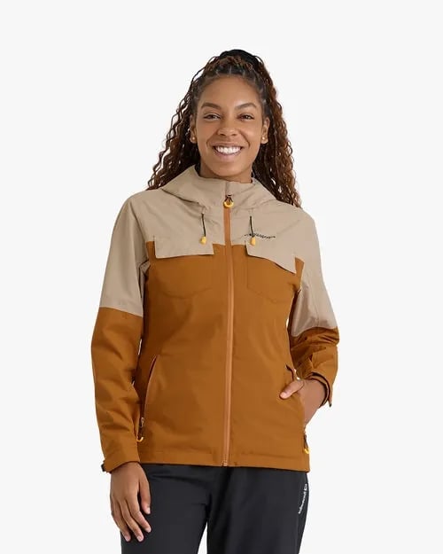 Jaqueta Galapagos Darwin Heat Fem - Terracota (Impermeável)
