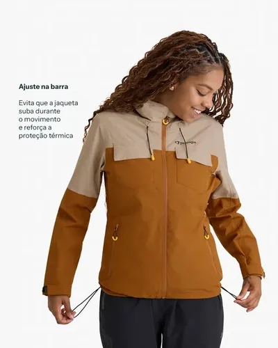Jaqueta Galapagos Darwin Heat Fem - Terracota (Impermeável)