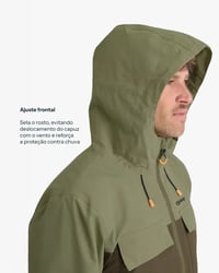 Jaqueta Galapagos Darwin Heat Masc - Verde (Impermeável)