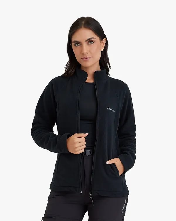 Jaqueta Galapagos Fleece Kathmandu 2.0 Fem - Preto