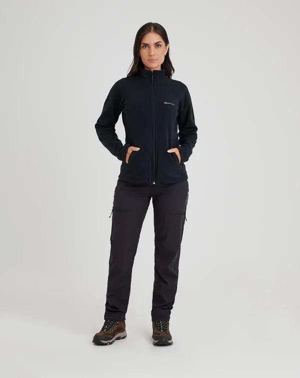 Jaqueta Galapagos Fleece Kathmandu 2.0 Fem - Preto