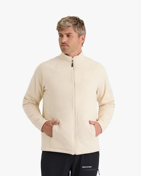 Jaqueta Galapagos Fleece Kathmandu 2.0 Masc - Marfim