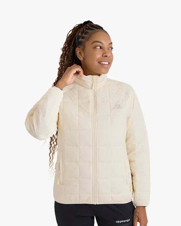 Jaqueta Galapagos Puffer Ibex Thermolite Heat Fem - Off White