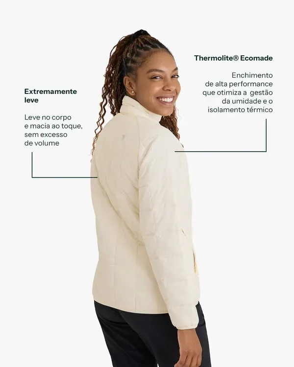 Jaqueta Galapagos Puffer Ibex Thermolite Heat Fem - Off White
