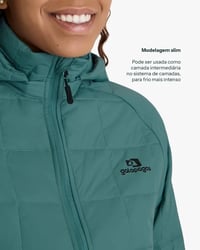 Jaqueta Galapagos Puffer Ibex Thermolite Heat Fem - Verde