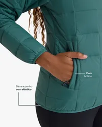Jaqueta Galapagos Puffer Ibex Thermolite Heat Fem - Verde