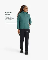Jaqueta Galapagos Puffer Ibex Thermolite Heat Fem - Verde