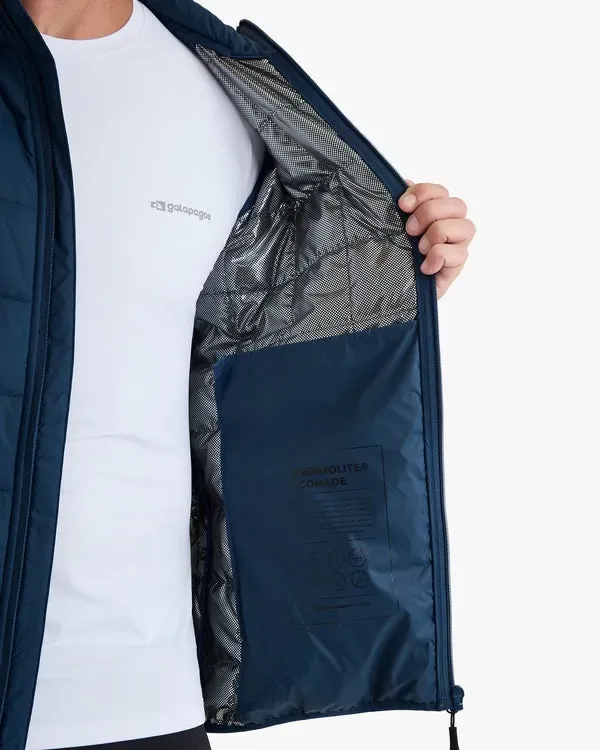 Jaqueta Galapagos Puffer Ibex Thermolite Heat Masc - Azul Marinho
