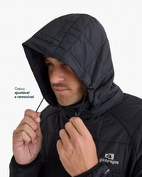 Jaqueta Galapagos Puffer Ibex Thermolite Heat Masc - Preto