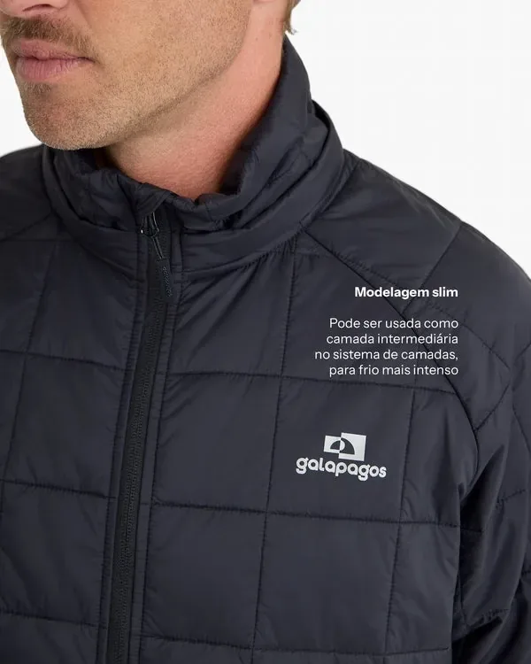 Jaqueta Galapagos Puffer Ibex Thermolite Heat Masc - Preto