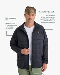 Jaqueta Galapagos Puffer Ibex Thermolite Heat Masc - Preto