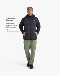 Jaqueta Galapagos Puffer Ibex Thermolite Heat Masc - Preto