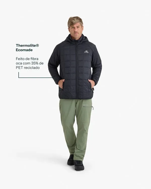 Jaqueta Galapagos Puffer Ibex Thermolite Heat Masc - Preto
