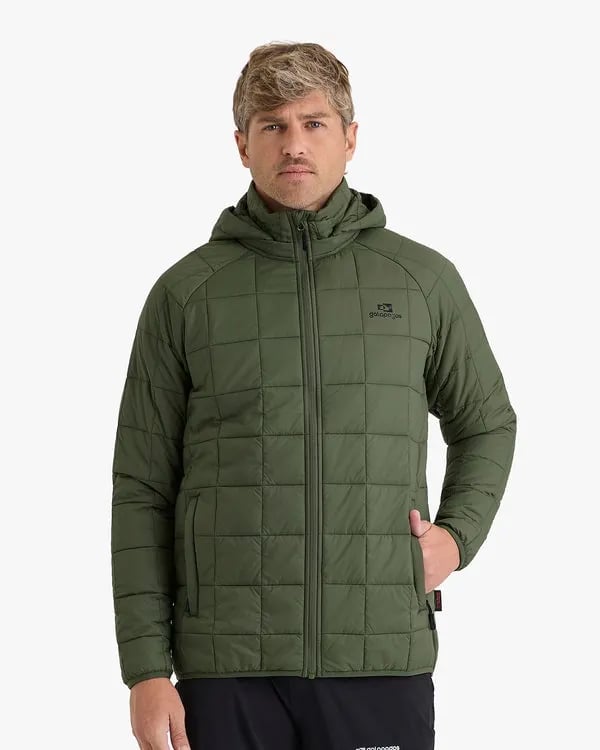 Jaqueta Galapagos Puffer Ibex Thermolite Heat Masc - Verde