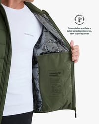 Jaqueta Galapagos Puffer Ibex Thermolite Heat Masc - Verde