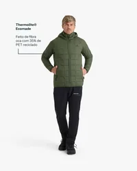 Jaqueta Galapagos Puffer Ibex Thermolite Heat Masc - Verde