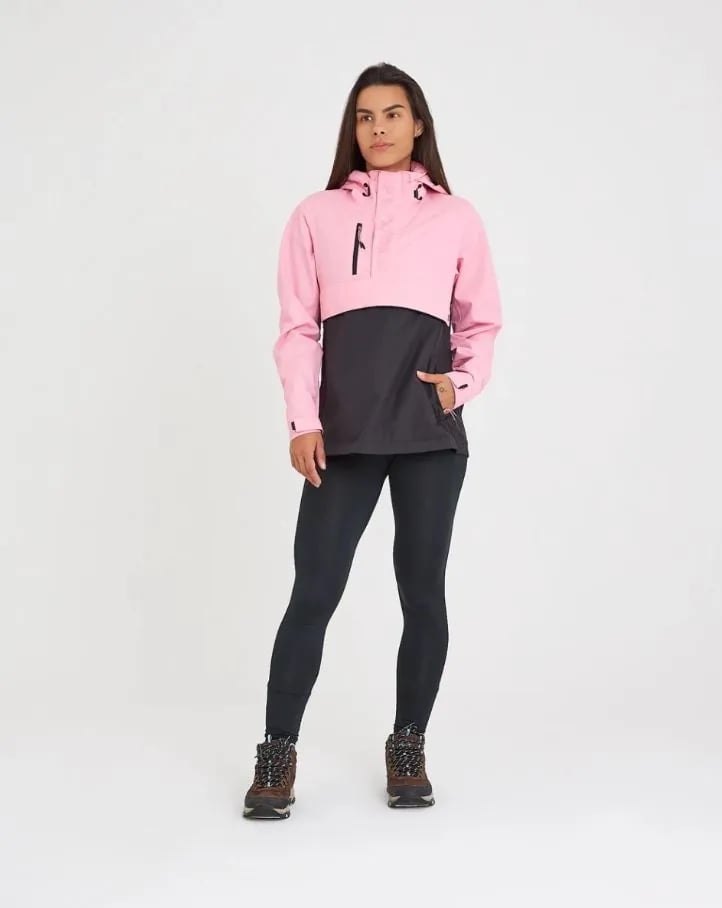 Jaqueta Galapagos Snow Fem - Rosa/Preto (Impermeável)