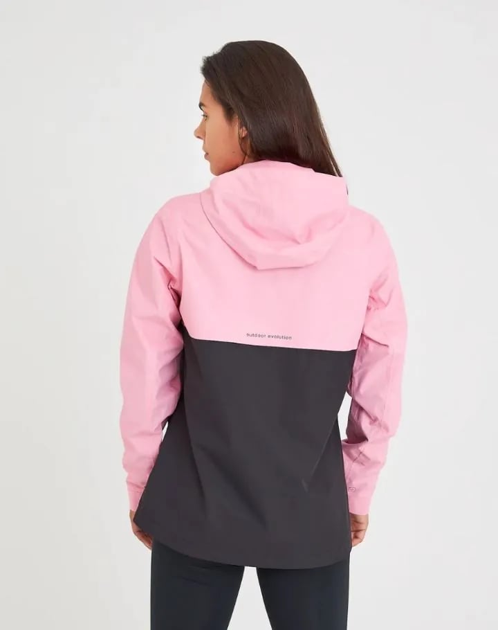 Jaqueta Galapagos Snow Fem - Rosa/Preto (Impermeável)
