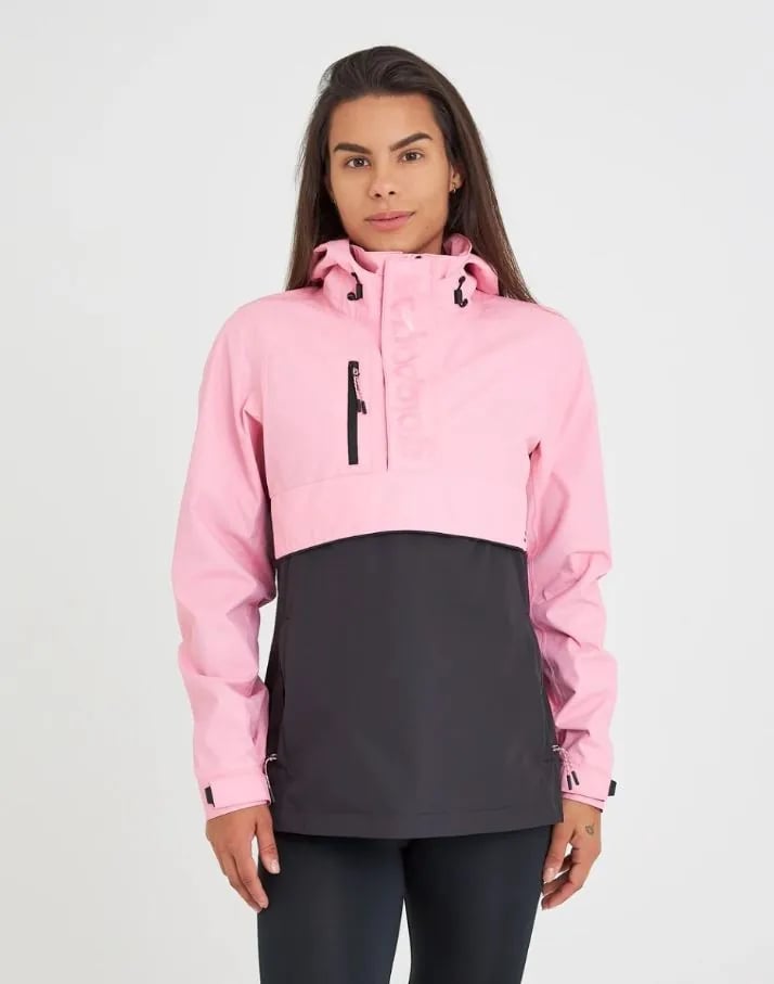Jaqueta Galapagos Snow Fem - Rosa/Preto (Impermeável)