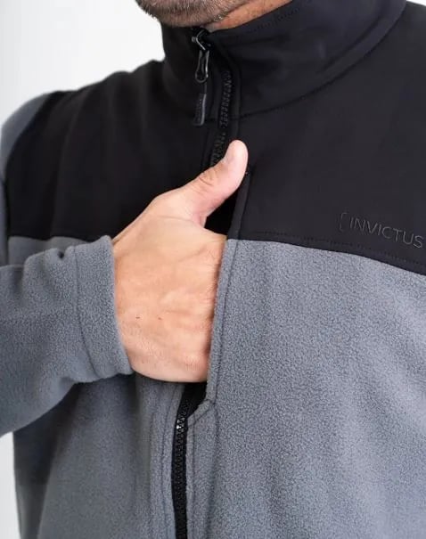 Jaqueta Invictus Fleece Snow Masc - Grafite