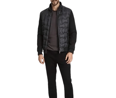 Jaqueta JAB Puff Mobile 2 Tecidos Masc - Preto