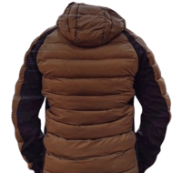 Jaqueta JAB Puff Mobile Capuz Masc - Marrom