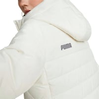 Jaqueta Puma ESS Hooded Padded Fem - Off White - P