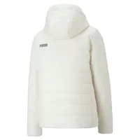 Jaqueta Puma ESS Hooded Padded Fem - Off White - P
