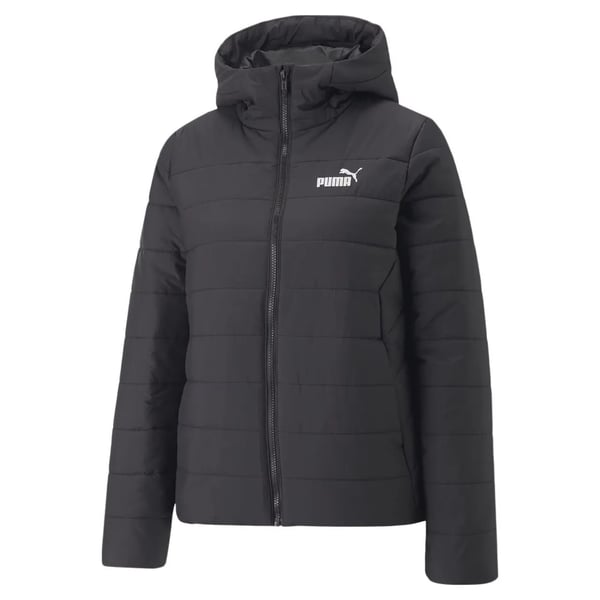 Jaqueta Puma ESS Hooded Padded Fem - Preta
