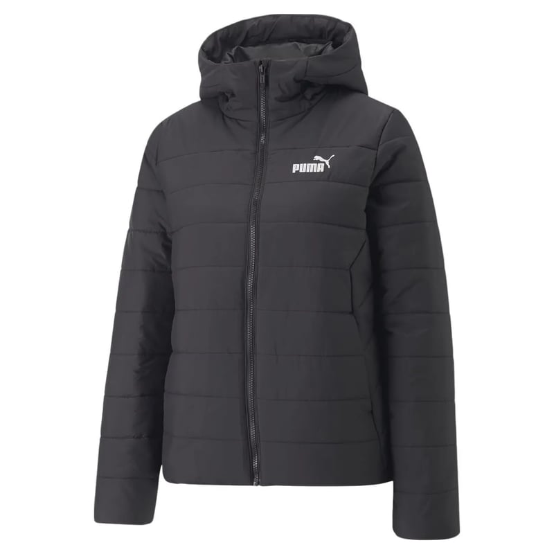 Jaqueta Puma ESS Hooded Padded Fem - Preta