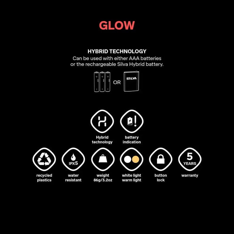 Lanterna Silva Glow Black
