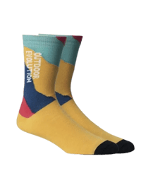Meia Galapagos Geyser Casual - Amarela