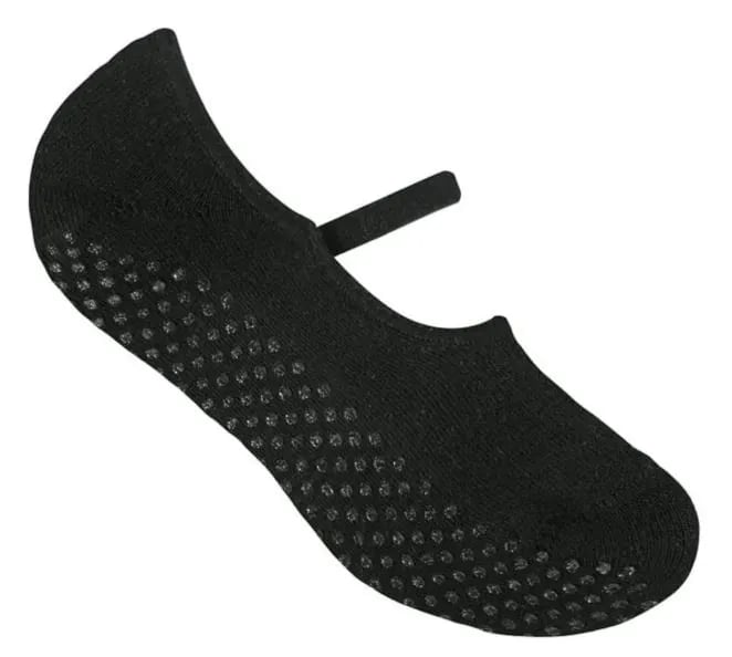Meia Sapatilha Selene Pilates Preto