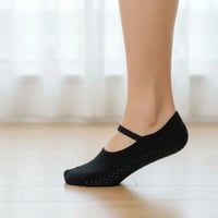 Meia Sapatilha Selene Pilates Preto