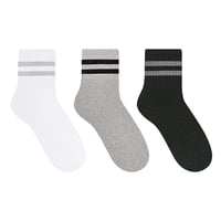 Meia Selene Esportiva Cano Curto Kit 3 Pares