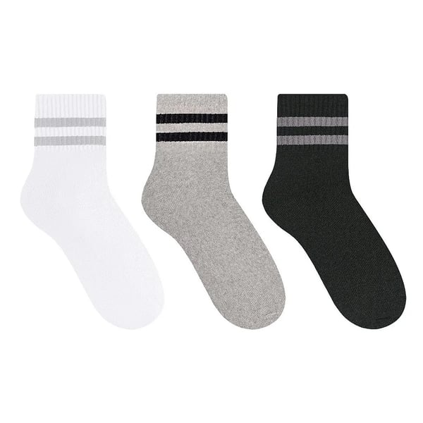 Meia Selene Esportiva Cano Curto Kit 3 Pares